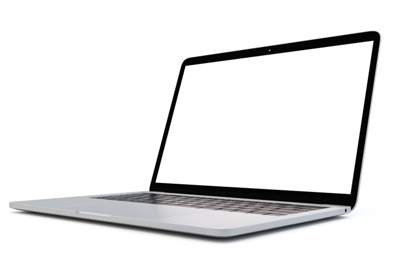 Computerscherm met een 3D-render van een digitaal object in een bewerkingsprogramma