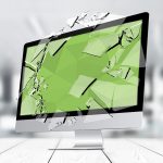 Computerscherm met een foutmelding in Windows