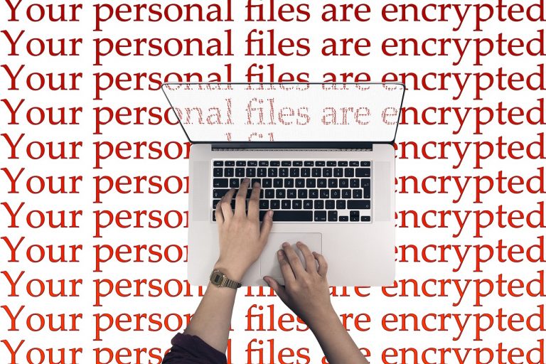 Laptop met beveiligingssoftware instellingen op het scherm
